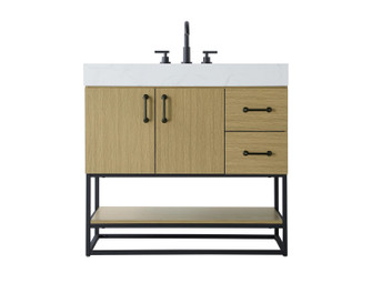 Caroline Bathroom Vanity in Honey Brown (173|VF29236MHB) Caroline Bathroom Vanity in Honey Brown (173|VF29236MHB)