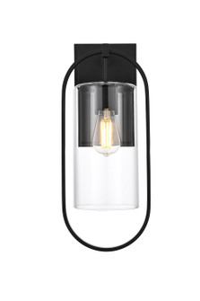 Jaxson One Light Outdoor Wall Sconce in Black (173|OD811W20BK)