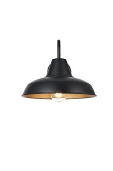 Tinsley One Light Outdoor Wall Sconce in Black (173|OD610W15BK)