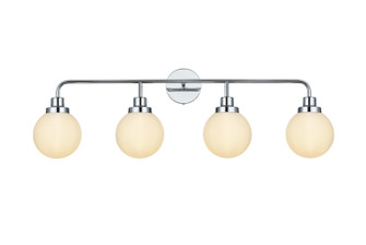 Hanson Four Light Wall Sconce in Chrome (173|LD7036W38C)