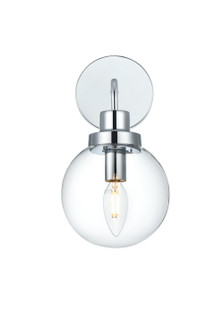 Hanson One Light Wall Sconce in Chrome (173|LD7031W8C)