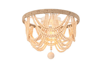Jolie Four Light Flush Mount in Beige (173|LD306F16BG)