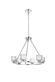 Cadence Six Light Chandelier in Chrome (173|5100D26C)