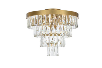Josephine Six Light Flush Mount in Satin Gold (173|1060F18SG)