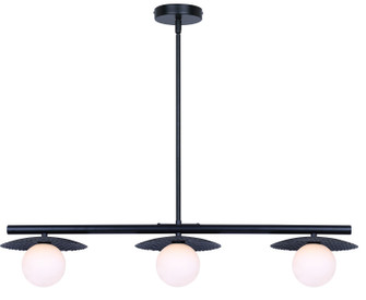 Mierka Three Light Pendant in Black (387|IPL1209A03BK9)