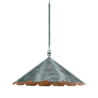 Folly Beach One Light Pendant in Verdigris (70|CB7632-VER)
