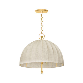 Palmetto One Light Pendant in Aged Brass (70|CB5851-AGB)
