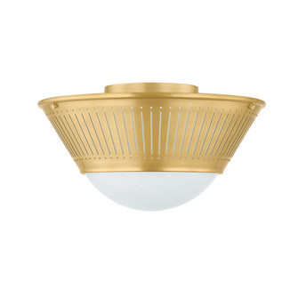 Elsmere One Light Flush Mount in Aged Brass (70|2731-AGB)