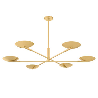Johnson LED Chandelier in Aged Brass (70|1506-AGB)