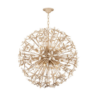 Corfu Ten Light Chandelier in Ivory Coco (68|511-30-IYC)