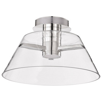 Edmond LED Semi Flush Mount in Polished Nickel (72|62-2054)