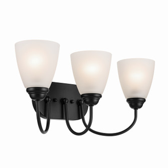 Jolie Three Light Bath in Black (12|45639BK)