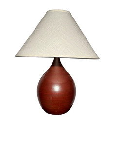 Scatchard One Light Table Lamp in Iron Red (30|GS900-IR)