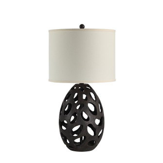 Loxley One Light Table Lamp in Dark Brown (443|LPT1335)