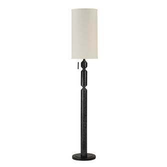 Pheonix One Light Floor Lamp in Matte Black Wash (443|LPF3176)