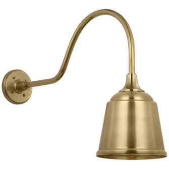 Academy Barn Light LED Barn Light in Hand-Rubbed Antique Brass (268|TOB 2802HAB/S5-HAB)
