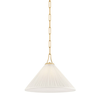 Merida One Light Pendant in Aged Brass (428|H1076701S-AGB)