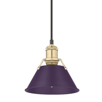Orwell One Light Pendant in Brushed Champagne Brass (62|3306-S BCB-EP)