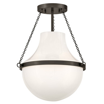 Collins LED Semi-Flush Mount in Black Oxide (13|46891BX)