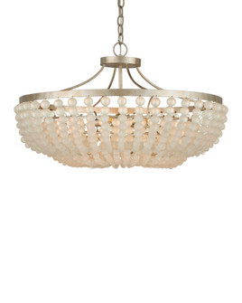 Chanteuse Four Light Semi-Flush Mount in Frosted / Silver Granello (142|9000-1323)