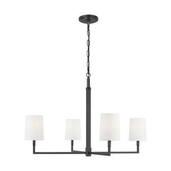 Danica Four Light Chandelier in Aged Iron (454|TC1224AI)