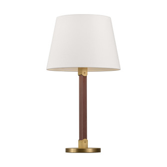 Grayson One Light Table Lamp in Time Worn Brass (454|LT1231TWB)