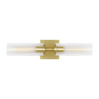 Sarita Two Light Wall Sconce in Satin Brass (454|DJW1092SB) Sarita Two Light Wall Sconce in Satin Brass (454|DJW1092SB)