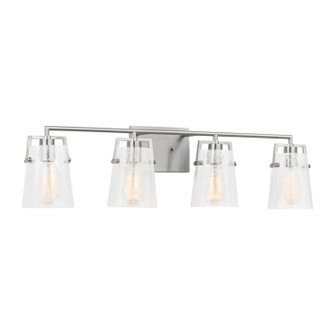 Crofton Four Light Vanity in Brushed Nickel (454|DJV1034BSCKG)