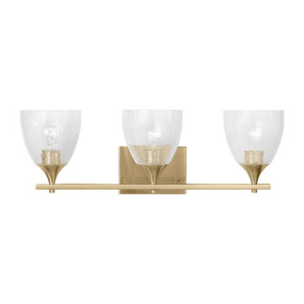 Toffino Three Light Vanity in Satin Brass (454|DJV1023SBCKG) Toffino Three Light Vanity in Satin Brass (454|DJV1023SBCKG)