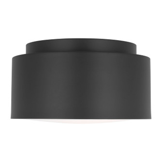 Dartmore One Light Flush Mount in Midnight Black (454|DJF1051MBK)
