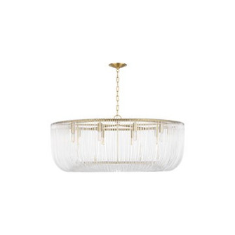 Pierce Ten Light Pendant in Burnished Brass (454|CP14710BBS)