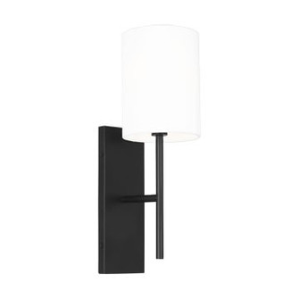 Key One Light Wall Sconce in Midnight Black (454|BW1021MBK)