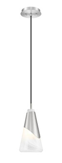 Aimie One Light Pendant in Brushed Nickel (224|828P6-BN)
