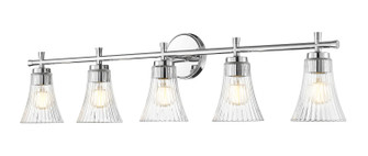Belle Five Light Vanity in Chrome (224|7519-5V-CH)
