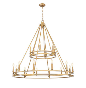 Dennison 18 Light Chandelier in Signature Brass (224|4005-18SBR)