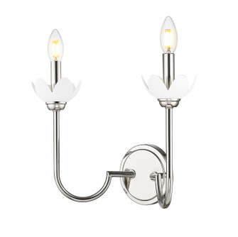 Allistair Two Light Wall Sconce in Polished Nickel (224|352-2S-PN)