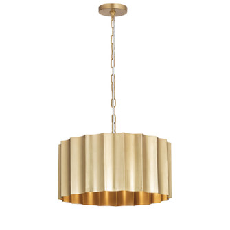 Allegra One Light Pendant in Weathered Brass (16|39133WBR)