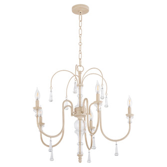 Clasica Five Light Chandelier in Washed Oak (19|685-5-52)