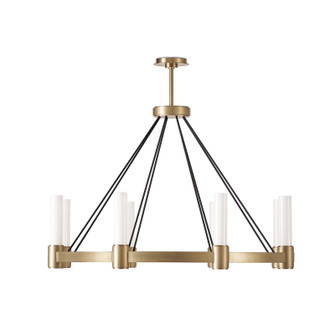 Dixon Eight Light Chandelier in White (400|16-1493NB)