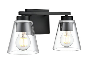 Strayhan Two Light Vanity in Matte Black (59|64002-MB)