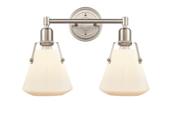 Two Light Bath Vanity in Satin Nickel (405|422-2W-SN-7W)