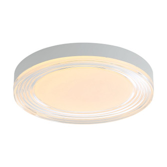 Ondulada LED Flush Mount in Sand White (62|9518-16 SNW-CLR)