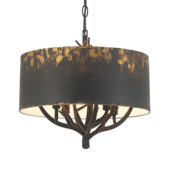 Arboreal Four Light Pendant in Antique Black Iron (62|4500-4P ABI)