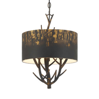 Arboreal Three Light Pendant in Antique Black Iron (62|4500-3P ABI)