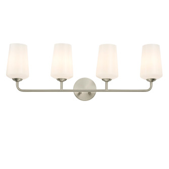 Celino Four Light Bath & Vanity in Brushed Nickel (54|P300545-009)