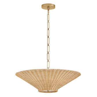 Delia LED Chandelier in Heritage Brass (13|48457HB)