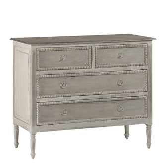 Caroline Chest in Classic Antique White|Feather Gray (550|SCH-401245)