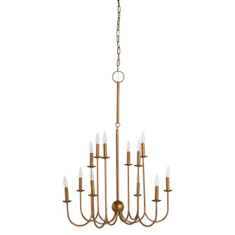 Snow 12 Light Chandelier in Ashwell Gold (550|SCH-175724)
