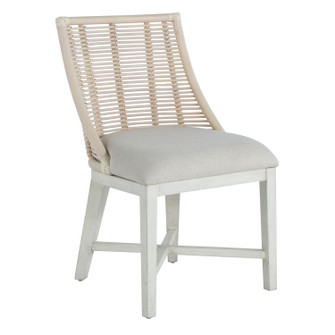 Hamlet Dining Chair in White Rattan|White Leather|Vienna Custard|Sesame White (550|SCH-166350) Hamlet Dining Chair in White Rattan|White Leather|Vienna Custard|Sesame White (550|SCH-166350)