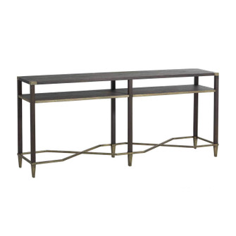 Sue Console Table in Natural Black|Antique Champagne (550|SCH-160370)